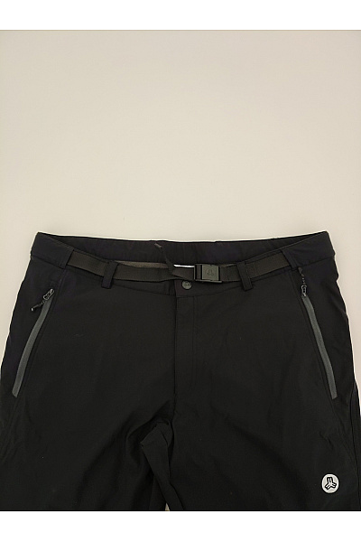 MAUL SPORTS Pánské černé outdoorové turistické kalhoty s páskem Velikost DE 56 | MAUL SPORTS | obrázek 4