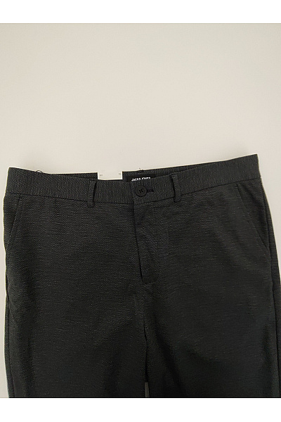 JACK & JONES Šedé pánské úpletové kalhoty chino | JACK & JONES | obrázek 4