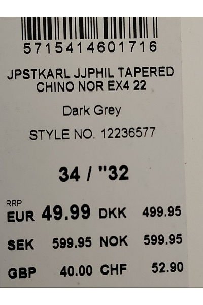 JACK & JONES Šedé pánské úpletové kalhoty chino | JACK & JONES | obrázek 6