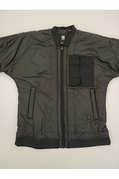 G-Star Černá pánská bomber bunda se zipem a kapsou Velikost M | G-Star | obrázek 4