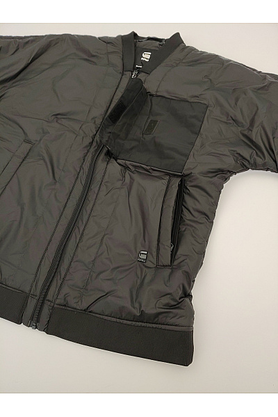 G-Star Černá pánská bomber bunda se zipem a kapsou Velikost M | G-Star | obrázek 5