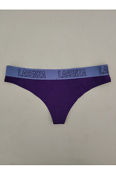 La Senza Fialové Bavlněné Tanga Kalhotky