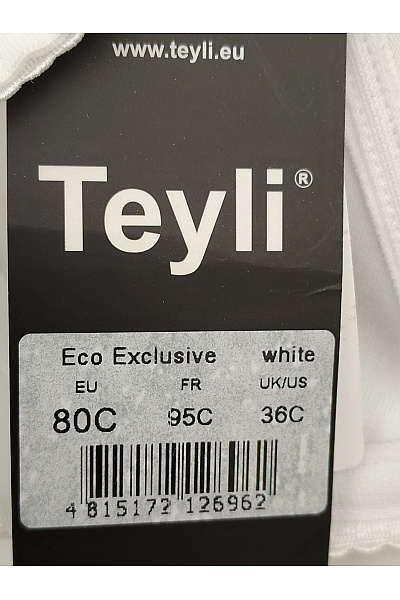 TEYLI Bílá bavlněná krajková kosticová podprsenka Vel. EU 80C | TEYLI | obrázek 5