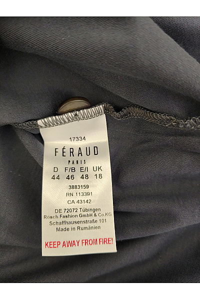 FERAUD PARIS Dámské bavlněné pyžamo s kostkovaným vzorem oversized Velikost 44 | FERAUD PARIS | obrázek 4