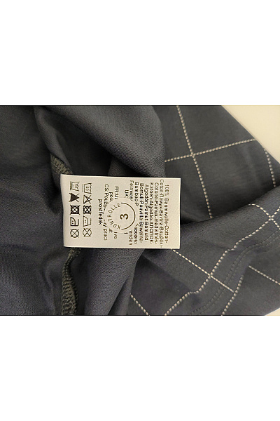 FERAUD PARIS Dámské bavlněné pyžamo s kostkovaným vzorem oversized Velikost 44 | FERAUD PARIS | obrázek 5
