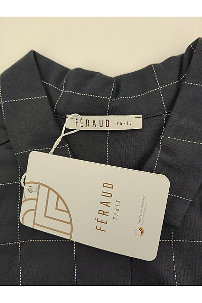 FERAUD PARIS Dámské bavlněné pyžamo s kostkovaným vzorem oversized Velikost 44 | FERAUD PARIS | obrázek 6