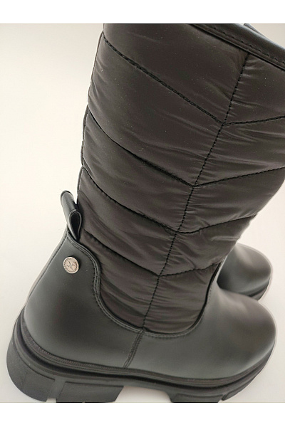 Xti Černé zimní polokozačky na zip | Xti | obrázek 7