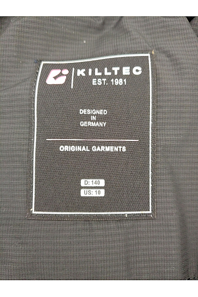Killtec Černá dětská prošívaná zimní bunda s kapucí Vel. DE 140 | killtec | obrázek 5