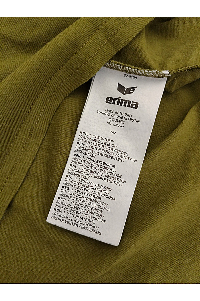 Erima Dámské khaki tričko s krátkým rukávem oversize prodlouženým zadním dílem Vel. XL | Erima | obrázek 5