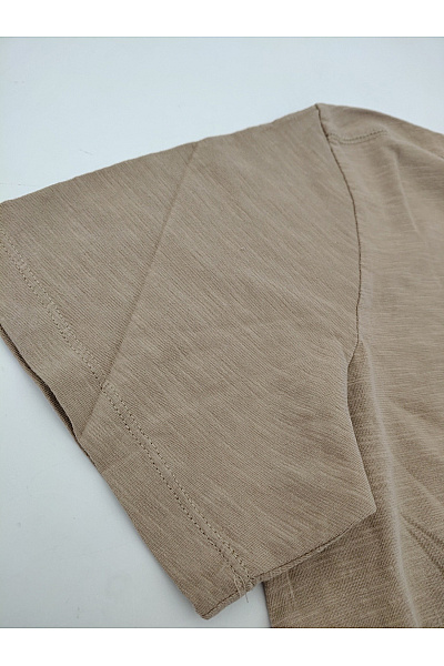 JACK & JONES Bavlněné khaki tričko s krátkým rukávem a kulatým výstřihem | JACK & JONES | obrázek 7