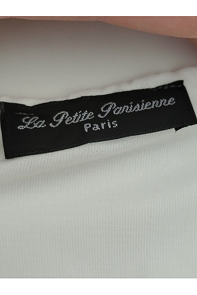 La Petite Parisienne Bílé šifonové letní šaty na ramínka volné vrstvené Vel. L | La Petite Parisienne | obrázek 6