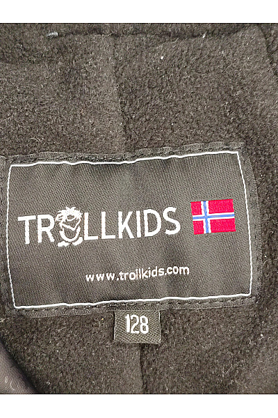 TROLLKIDS Dětské modré outdoorové kalhoty se šlemi Vel. EU 128 | TROLLKIDS | obrázek 8