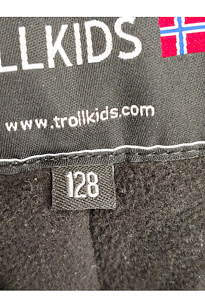TROLLKIDS Dětské modré outdoorové kalhoty se šlemi Vel. EU 128 | TROLLKIDS | obrázek 9