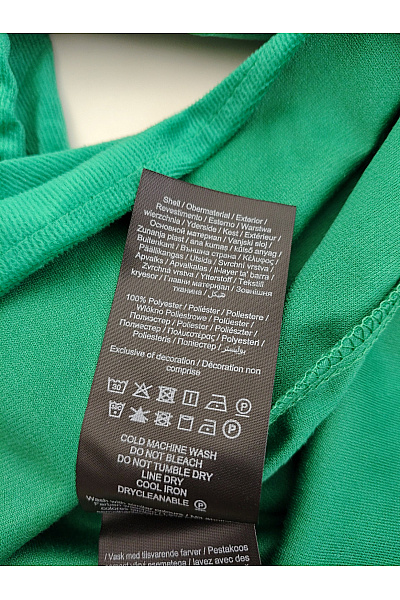 VERO MODA Zelená halenka s výstřihem do V a nabíranými rukávy Velikost EU XS | VERO MODA | obrázek 6