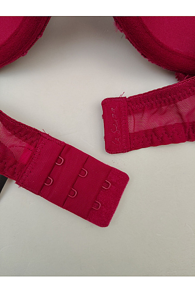 La Senza Červená krajková push up podprsenka s překříženými ramínky | La Senza | obrázek 6
