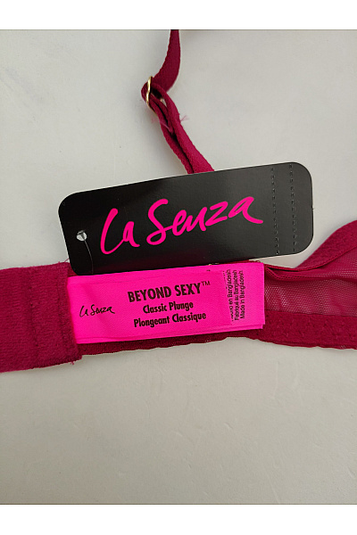 La Senza Červená krajková push up podprsenka s překříženými ramínky | La Senza | obrázek 8