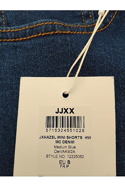 JJXX Dámské modré džínové kraťasy s vysokým pasem Velikost S | JJXX | obrázek 8