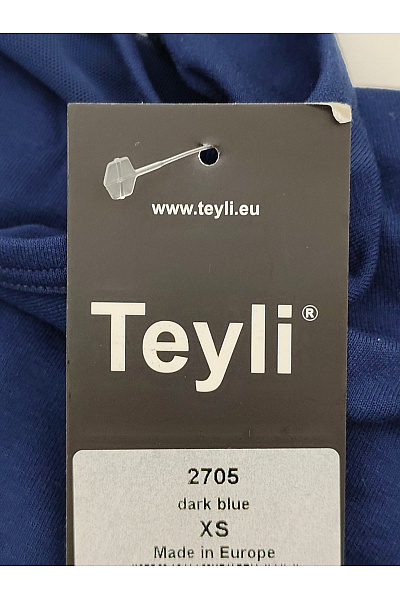 TEYLI Modrá sportovní podprsenka síťovaná bezkosticová na jógu Velikost EU XS | TEYLI | obrázek 4