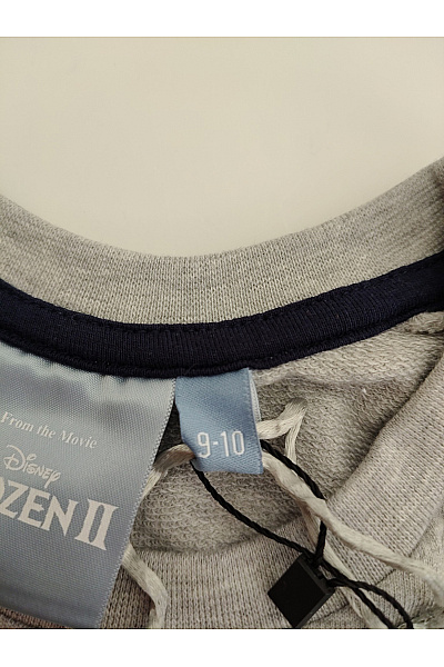 DISNEY Dívčí šedá bavlněná mikina s potiskem Elsa Vel. 9-10 | DISNEY | obrázek 7