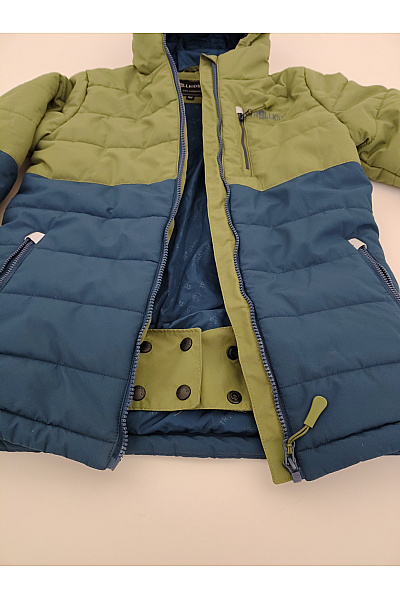 TROLLKIDS Chlapecká outdoorová prošívaná bunda khaki modrá Vel. EU 152 | TROLLKIDS | obrázek 6