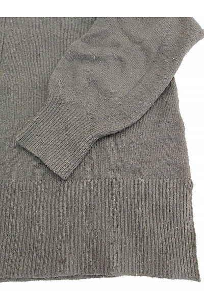 PIECES Černý pletený žebrovaný pulovr Vel. XL | PIECES | obrázek 5