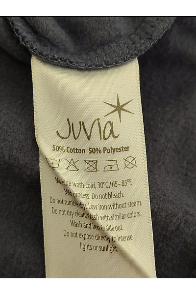 JUVIA Dámská modrá mikina s kapucí na zip a krátkým rukávem Velikost XXL | JUVIA | obrázek 5
