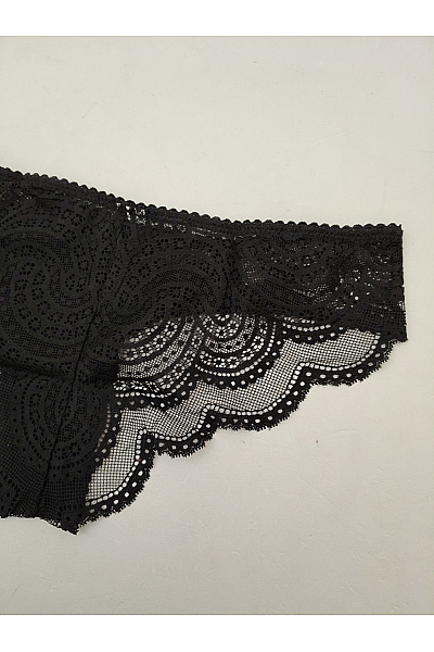 Lasca Černé dámské krajkové kalhotky luxusní | Lasca | obrázek 5
