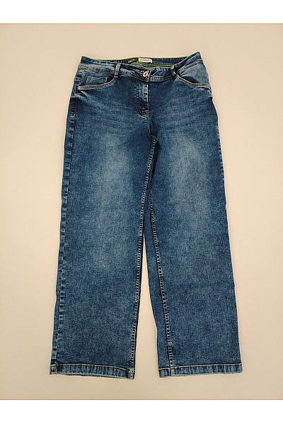 CECIL Dámské bavlněné džíny wide leg seprané Vel. 30 | CECIL | obrázek 8