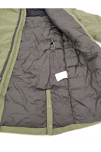 ICEPEAK Pánská khaki parka s kapucí a kožíškem zimní Velikost EU 56 | ICEPEAK | obrázek 7