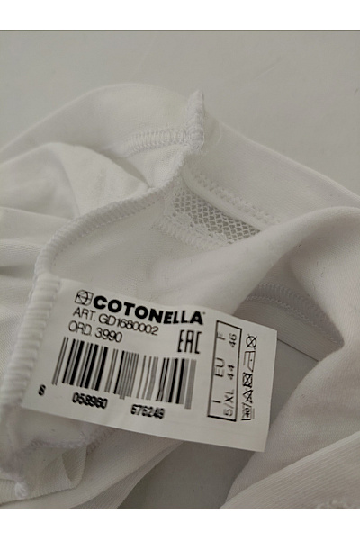 Cotonella Bílé dámské kalhotky s krajkovým lemem Vel. IT 5/XL | Cotonella | obrázek 4