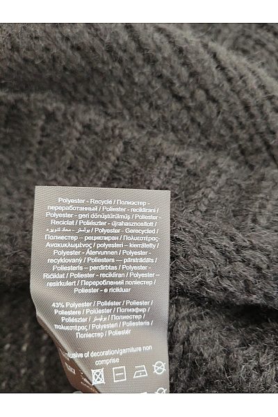 VERO MODA Černý crop pulovr s výstřihem do V a balonovými rukávy Vel. S | VERO MODA | obrázek 6