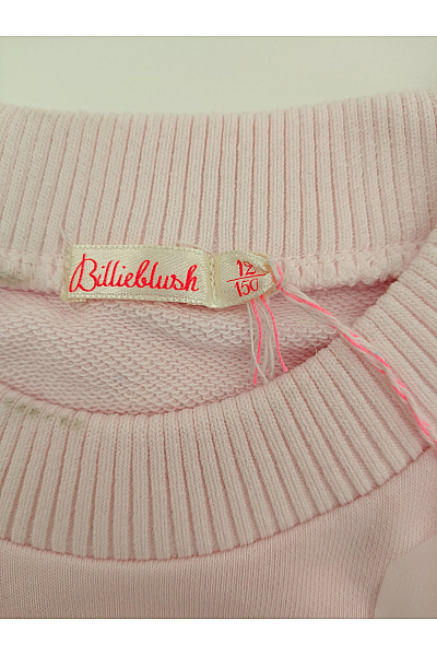 Billieblush Dívčí růžové mikinové šaty s flitrovými rukávy Vel. 150 | Billieblush | obrázek 7