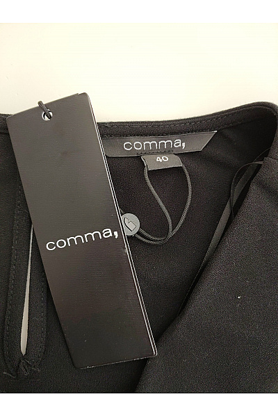 COMMA Černé dámské elegantní tílko bez rukávů basic | COMMA | obrázek 6