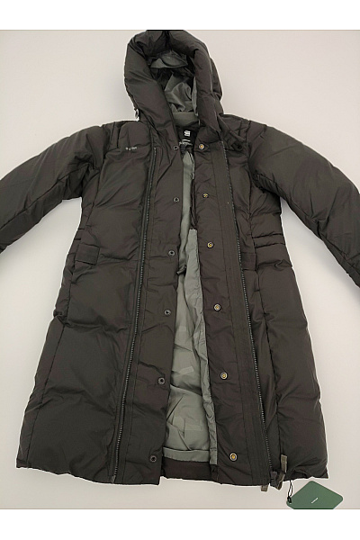 G-Star Dámská černá zimní dlouhá prošívaná puffer bunda s kapucí Velikost XS | G-Star | obrázek 6