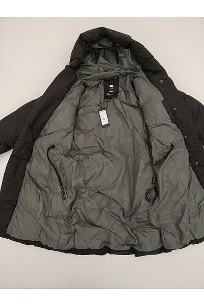 G-Star Dámská černá zimní dlouhá prošívaná puffer bunda s kapucí Velikost XS | G-Star | obrázek 10