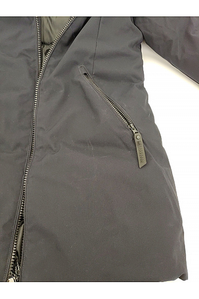 Geonorway Černá zimní dlouhá parka s kapucí a kožíškem Velikost EU 1/S | geonorway | obrázek 8