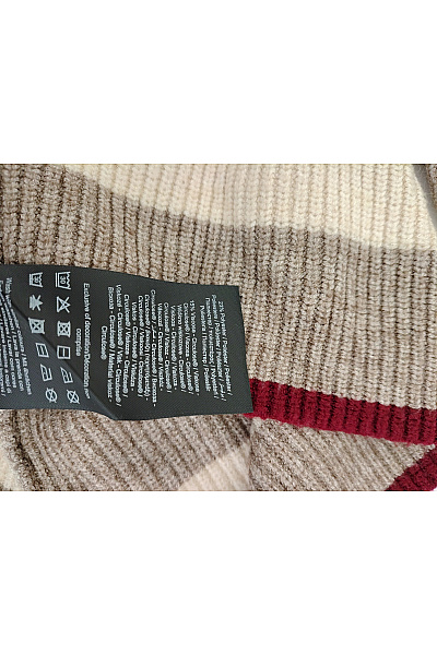 ONLY Dámský pruhovaný pletený pulovr se stojáčkem oversized Vel. XL | ONLY | obrázek 7