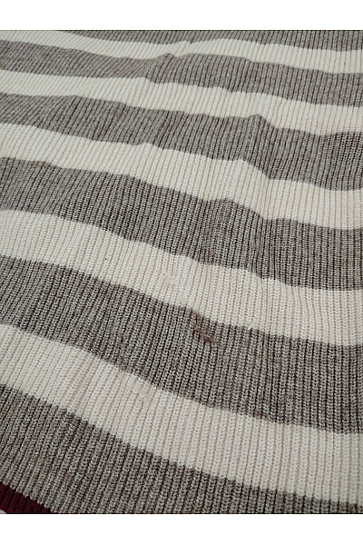 ONLY Dámský pruhovaný pletený pulovr se stojáčkem oversized Vel. XL | ONLY | obrázek 8
