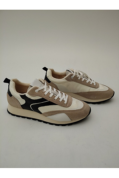 DENBROECK Pánské tenisky windsor. Runner Sneaker Béžové Velikost EU 43 | DENBROECK | obrázek 2