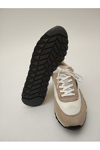 DENBROECK Pánské tenisky windsor. Runner Sneaker Béžové Velikost EU 43 | DENBROECK | obrázek 5