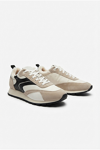 DENBROECK Pánské Tenisky Windsor. Runner Sneaker Béžové Velikost EU 43