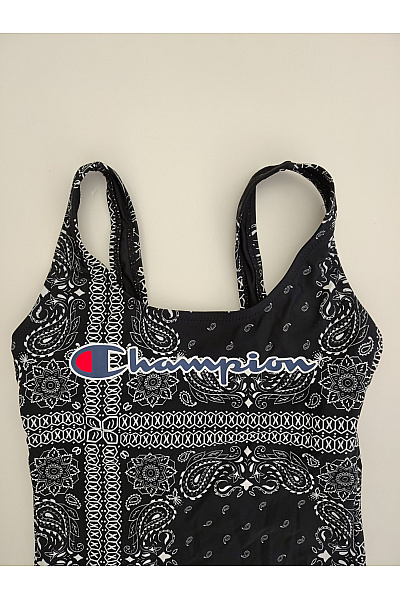 Champion Černobílé jednodílné plavky s bandana vzorem Vel. US M | champion | obrázek 3