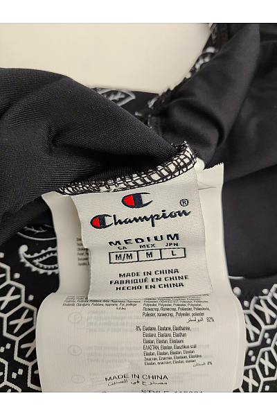 Champion Černobílé jednodílné plavky s bandana vzorem Vel. US M | champion | obrázek 7