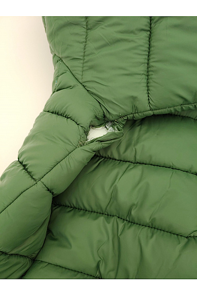 Geographical Norway Dámská prošívaná bunda s kapucí khaki Velikost EU 4/XL | Geographical Norway | obrázek 7