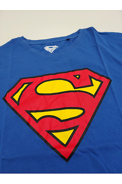 Superman Modré bavlněné pánské tričko s krátkým rukávem a potiskem Vel. XXL | superman | obrázek 3