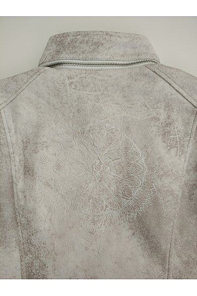 DESIGUAL Béžový dámský křivák přechodová bunda se zipem Vel. EU 36 | DESIGUAL | obrázek 11