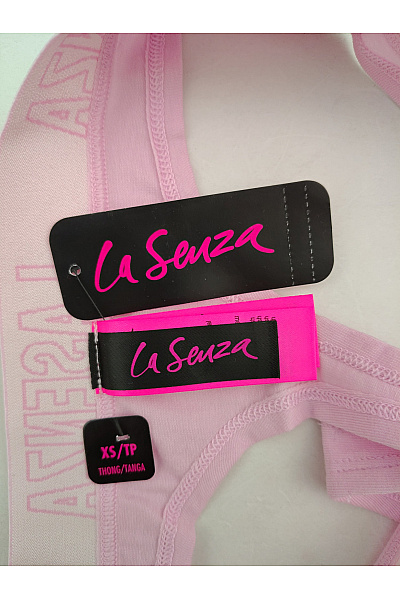 La Senza Růžové bavlněné tanga kalhotky | La Senza | obrázek 5