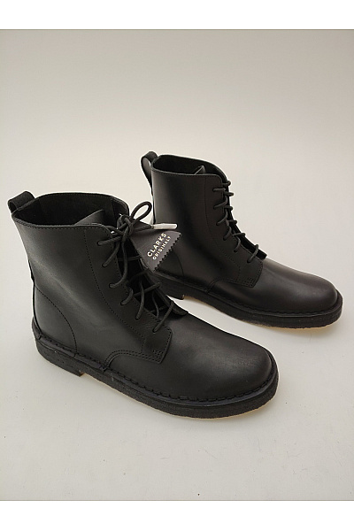 Clarks Černé kožené kotníkové šněrovací boty vycházkové Velikost EU 41 | Clarks | obrázek 2