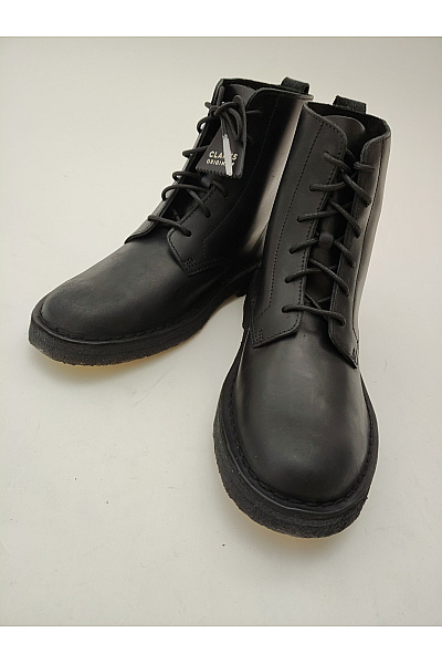 Clarks Černé kožené kotníkové šněrovací boty vycházkové Velikost EU 41 | Clarks | obrázek 3