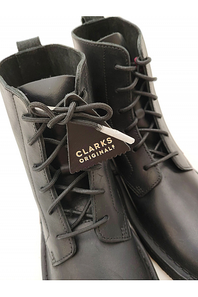 Clarks Černé kožené kotníkové šněrovací boty vycházkové Velikost EU 41 | Clarks | obrázek 6